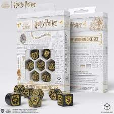 HARRY POTTER - HUFFLEPUFF MODERN DICE SET - BLACK